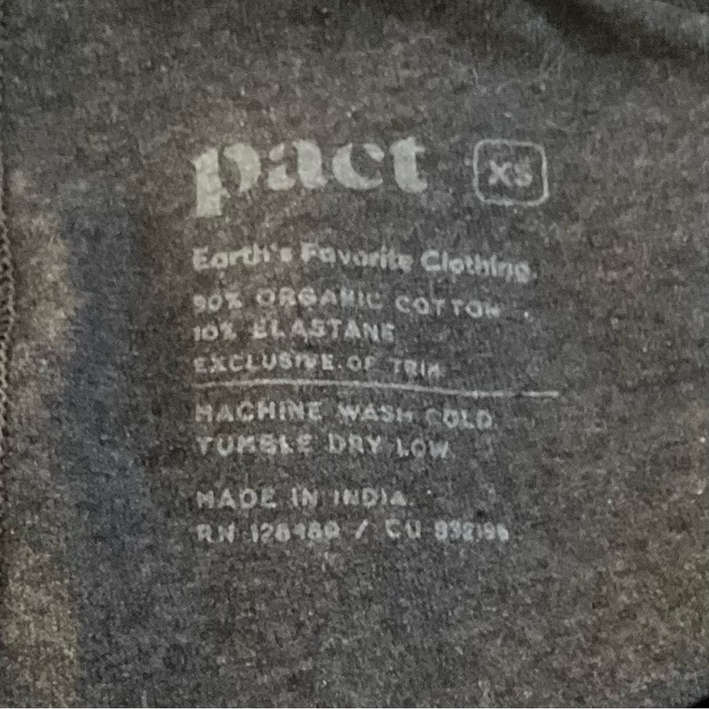 ❤️SOLD❤️Bundle 4x Pact Organic Cotton Go To Pocket Leggings With Matching Tops - Picture 8 of 10